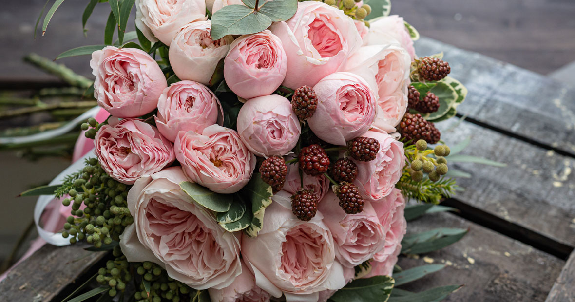 Les bouquets de pivoines